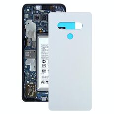 Coperchio posteriore della batteria per LG Stylo 6 LMQ730TM LM-Q730TM (bianco)