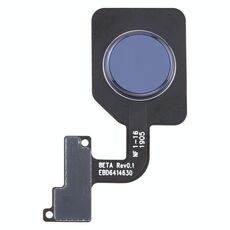 Cavo flessibile per sensore di impronte digitali per LG G8s ThinQ LMG810 LM-G810 LMG810EAW (nero)