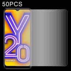 Per Vivo Y20 50 PCS 0.26mm 9H 2.5D Pellicola in vetro temperato