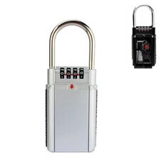 Password Key Box Decorazione domestica a parete Scatola per password del sito (argento)