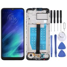 Schermo LCD TFT per Motorola One Fusion Digitizer Assemblaggio completo con cornice