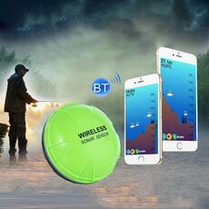 Fish Finder Wireless Cellulare Sonar Fish Finder APP Subacquea Fish Finder Pesca Attrezzatura da pesca (Verde)