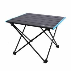 Tavolo pieghevole da esterno in lega di alluminio da campeggio Tavolo pieghevole portatile da picnic Tavolo da barbecue Tavolo da pranzo piccolo, dimensioni: piccolo