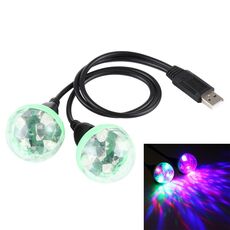 4W RGB 1 a 2 USB LED Crystal Magic Ball Stage Light