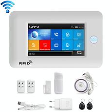 PG-106-GSM GSM / GPRS + Sistema di allarme intelligente WiFi con touch screen e funzione RFID