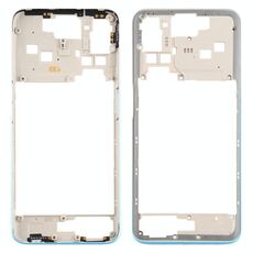 Per OPPO A52 CPH2061 / CPH2069 (Globale) / PADM00 / PDAM10 (Cina) Cornice centrale con cornice (bianca)