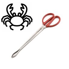 Pinza per granchio Pinza per loach Strumento per il mare, modello: clip curva da 38 cm