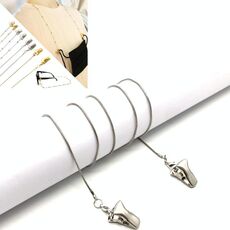 Corda decorativa anti-smarrimento per occhiali con cordino per maschera stile clip, stile: catena a serpente rotonda (bianco K)