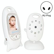 VB601 Monitor per bambini portatile con schermo LCD da 2,0 pollici senza problemi, supporto per la conversazione bidirezionale, visione notturna (presa AU)