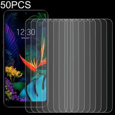 Per LG K50 50 PCS 0.26mm 9H 2.5D Pellicola in vetro temperato