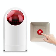 CW-01 Set di pulsanti di chiamata allarme WC disabilitato wireless