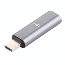 Adattatore in lega di alluminio da 19 V Type-C / USB-C femmina a PD per Asus (argento)