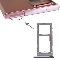 Per Samsung Galaxy Note20 Ultra Vassoio scheda SIM + Vassoio scheda Micro SD (Nero)