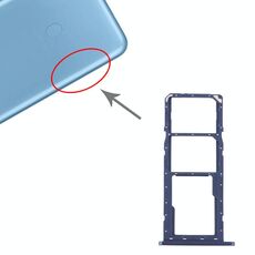 Per Samsung Galaxy A11 SM-A115 Vassoio scheda SIM + Vassoio scheda SIM + Vassoio scheda micro SD (Blu)