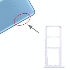 Per Samsung Galaxy A11 SM-A115 Vassoio scheda SIM + Vassoio scheda SIM + Vassoio scheda micro SD (Bianco)