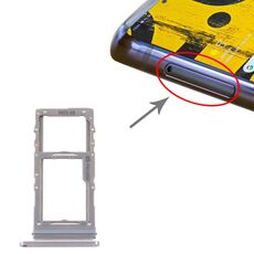 Per Samsung Galaxy Note 10 Lite SM-N770 Vassoio per scheda SIM + Vassoio per scheda Micro SD (Argento)