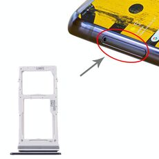 Per Samsung Galaxy Note 10 Lite SM-N770 Vassoio scheda SIM + Vassoio scheda SIM / Vassoio scheda Micro SD (Nero)