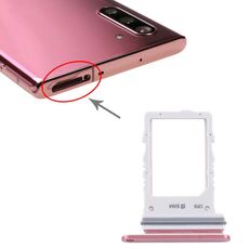Vassoio per scheda SIM per Samsung Galaxy Note10 5G (rosa)