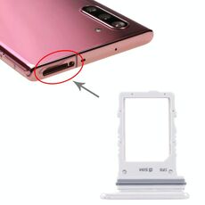 Vassoio scheda SIM per Samsung Galaxy Note10 5G (bianco)