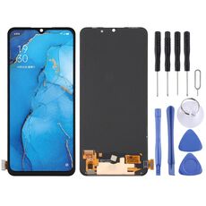Schermo LCD originale AMOLED e assemblaggio completo di digitalizzatore per OPPO Reno3 CPH2043 / A91/ PCPM00 / CPH2001 / CPH2021 / F15 / CPH2001 / Find X2 Lite / CPH2005 / K7 5G / F17 CPH2095