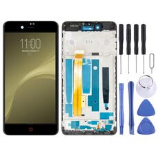 Schermo LCD OEM per ZTE Nubia Z11 Mini S NX549J Digitizer Assemblaggio completo con cornice (nero)