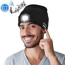 Outdoor Night Running Night Fishing Illuminazione a LED Illuminazione Bluetooth 5.0 Cappello lavorato a maglia