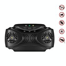 DC-9010 USB Ricarica Ultrasuoni Repellente per zanzare Repellente per insetti portatile (nero)