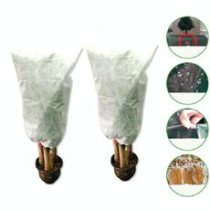 2 PCS Pianta Freeze-Proof Cover Autunno e inverno Copertura dell'albero a prova di freddo Copertura antigelo antiscivolo non tessuto, Specifica: 0.8mx1m