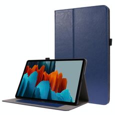 Per Samsung Galaxy Tab S8 + / TAB S8 PLUS / TAB S7 FE / TAB S7 + T970 / T976B 2-Pieghevole Business Business Horizontal flip custodia in pelle PU con slot e supporto per carte (Deepblue)