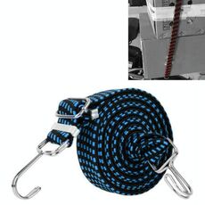 3 PCS Corda per rilegatura per bicicletta Allargamento e ispessimento Corda elastica elastica multiuso per bagagli Corda per mensola, Lunghezza: 1 m (blu)