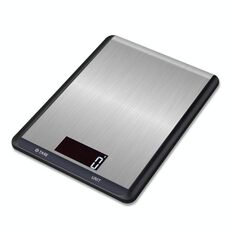 Bilancia elettronica da cucina in acciaio inossidabile da 5 kg / 1 g (nera)