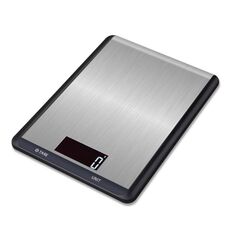 Bilancia elettronica da cucina in acciaio inossidabile da 10 kg / 1 g (nera)
