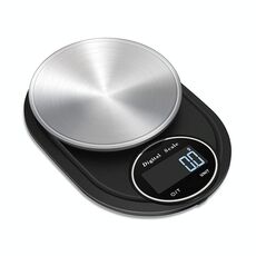 Bilancia elettronica da cucina Bilancia per gioielli in acciaio inossidabile di alta precisione, stile: orlatura, specifica: 5 kg / 1 g