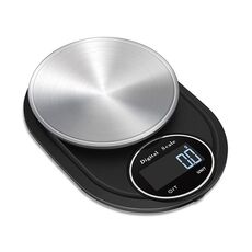 Bilancia elettronica da cucina Bilancia per gioielli in acciaio inossidabile di alta precisione, stile: orlatura, specifica: 5 kg / 0,1 g