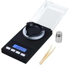10g / 0.001g Bilancia portatile ad alta precisione per gioielli Mini bilancia elettronica Bilancia elettronica di precisione per carati