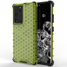 Per Samsung Galaxy S30 Custodia protettiva ultra antiurto per PC a nido d'ape + TPU (verde)