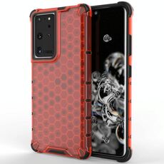 Per Samsung Galaxy S30 Custodia protettiva ultra antiurto per PC a nido d'ape + TPU (rossa)