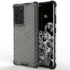 Per Samsung Galaxy S30 Custodia protettiva ultra antiurto per PC a nido d'ape + TPU (nera)