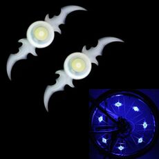 2 PCS Ruote per biciclette Luci a raggi di salice Decorazione Luce notturna a LED colorata (luce colorata)