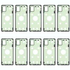 Per Samsung Galaxy A71 10 pezzi adesivo per cover posteriore