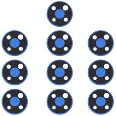 10 Copriobiettivo per fotocamera PCS per Nokia 8.3