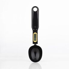 Cucchiaio dosatore elettronico in ABS, strumento di misurazione del peso, specifica: 500 g / 0,1 g, colore: nero
