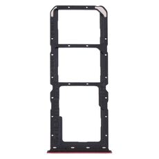 Per OPPO A91/F15/Reno3 4G/Reno3 Youth CPH2001 CPH2021 PCPM00 Vassoio scheda SIM + Vassoio scheda SIM + Vassoio scheda Micro SD (rosso)