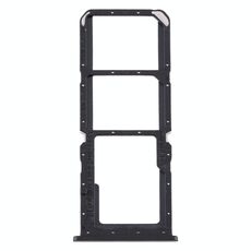 Per OPPO A32 / A53 4G / A33 2020 / A53s / A11s PDVM00 Vassoio scheda SIM + Vassoio scheda SIM + Vassoio scheda micro SD (Nero)