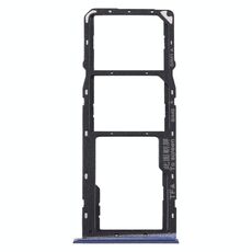 Per OPPO Realme C11 RMX2185 Vassoio per schede SIM + Vassoio per schede SIM + Vassoio per schede Micro SD (blu)