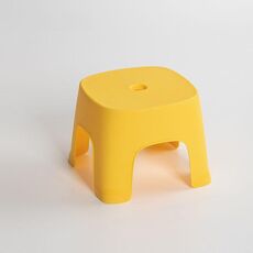 Sgabelli in fila per il bagno della casa Sgabelli in plastica Sgabelli bassi ispessiti Sgabelli quadrati Panchine piccole, Colore: Giallo acero Bambini