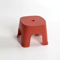 2 PZ Sgabelli da bagno per uso domestico Sgabelli in plastica Sgabelli bassi ispessiti Sgabelli quadrati Panchine piccole, Colore: Retro Rosso Bambini