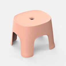 2 pezzi Sgabelli da bagno per uso domestico Sgabelli in plastica Sgabelli bassi ispessiti Sgabelli quadrati Panche piccole, Colore: Rosa Adulto