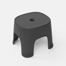Sgabelli da bagno per la casa Sgabelli in plastica Sgabelli bassi ispessiti Sgabelli quadrati Panchine piccole, Colore: Nero Adulto