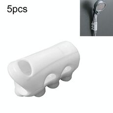 Staffa di fissaggio per ventosa per doccia in silicone senza perforazione da 5 pezzi (con sacchetto OPP + inceppamento carta)
